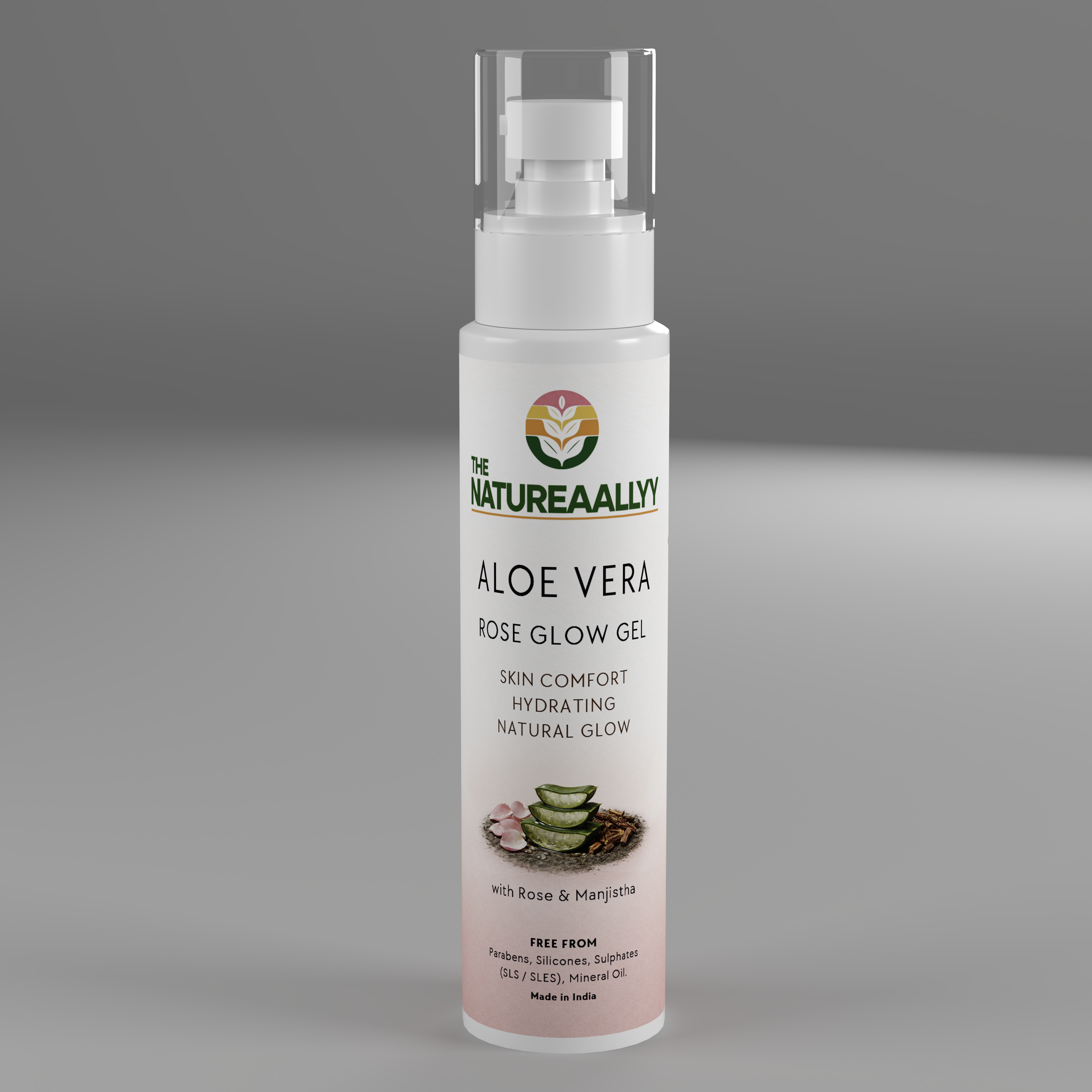 Rose Glow Gel — original product packaging