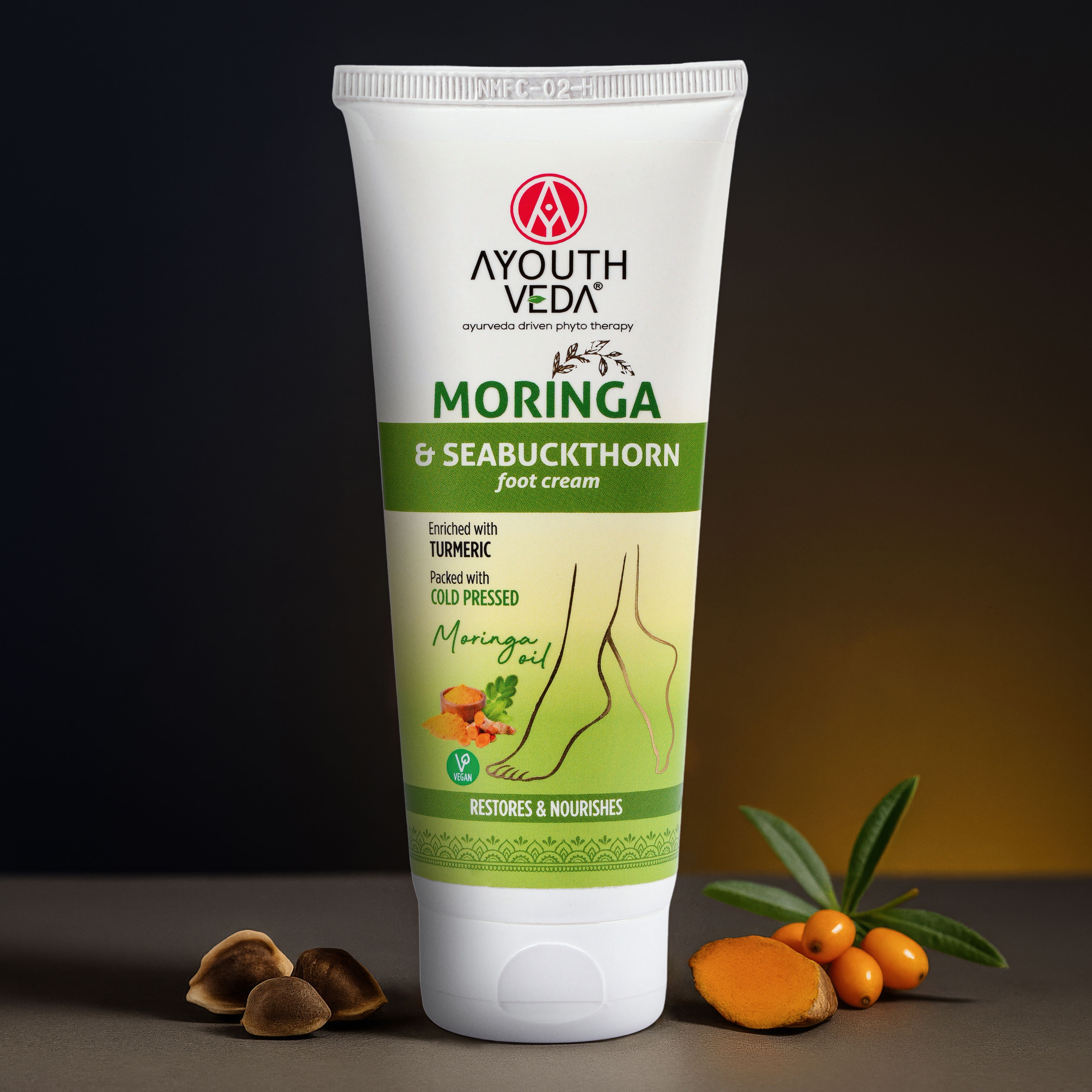 Moringa & Sea Buckthorn Foot Cream product photograph
